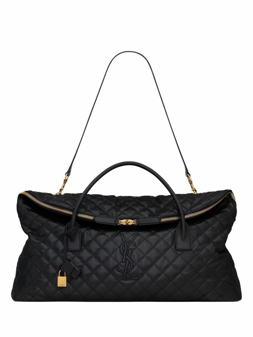 YSL Giant Travel Bag in Quilted Leather - Picture 7 of 7